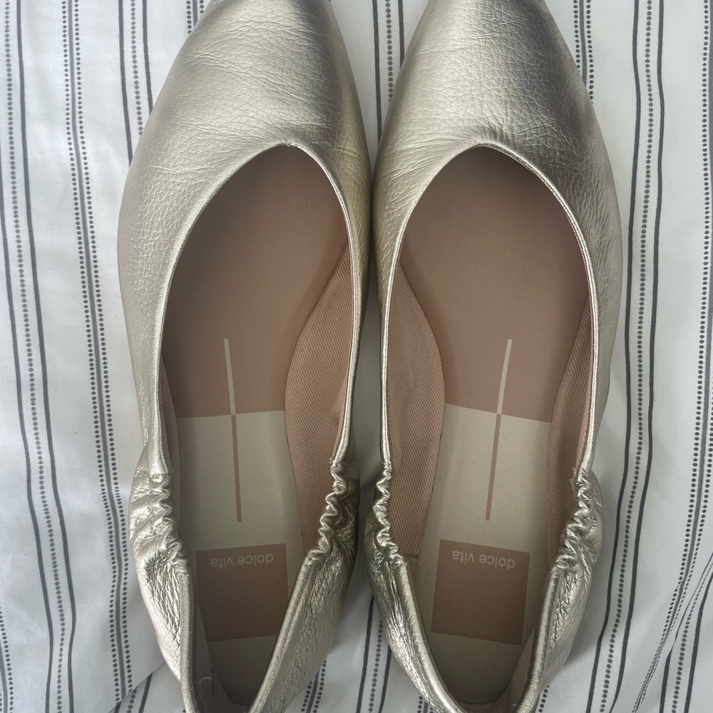 Dolce Vita Nadav Platinum Ballet flats - Picture 7 of 9